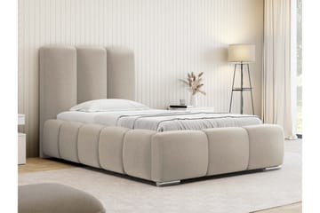 Gioia Sängram med Förvaring 90x200 cm - Beige - Products - Möbler - Säng - Sängram & sängstomme