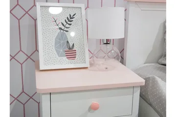 Hilts Möbelset För Sovrum - Vit/Rosa - Products - Möbler - Säng - Möbelset för sovrum