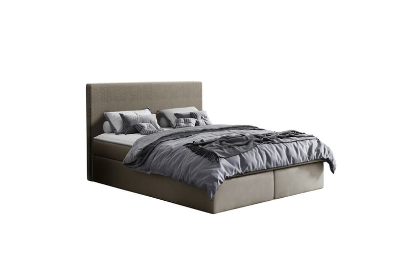 Laargard Kontinentalsäng medFörvaring 200x200 - Beige - Products - Möbler - Säng - Säng med förvaring