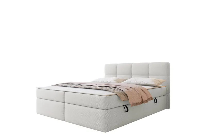 Leckersbo Sängpaket Kontinentalsäng 180x200 cm, Vit