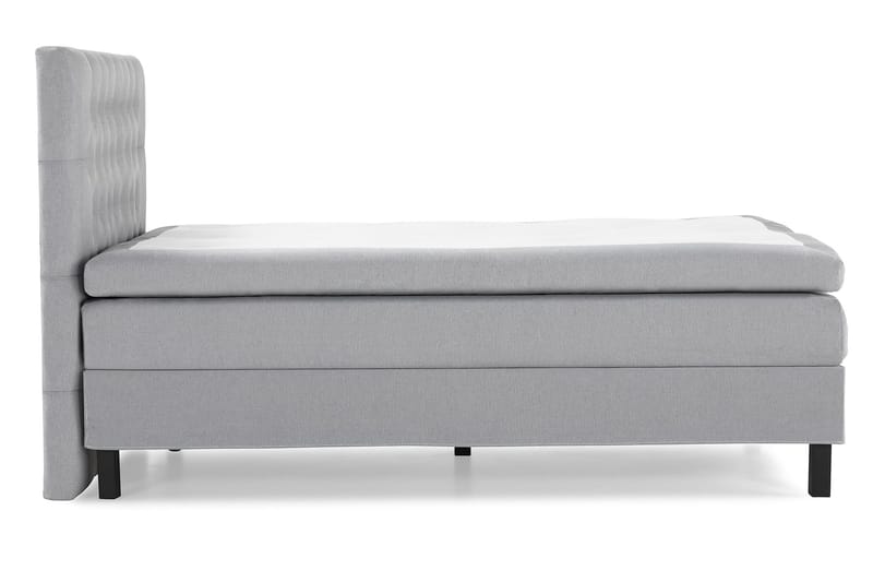 Lucky Komplett Sängpaket 120x200 Latex Diamant Sänggavel - Mellangrå - Products - Möbler - Säng - Enkelsäng