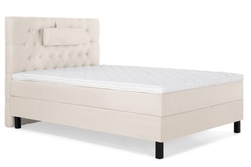 Lucky Komplett Sängpaket 120x200 Skum Diamant Sänggavel - Nackkudde Stor Beige - Products - Möbler - Säng - Enkelsäng