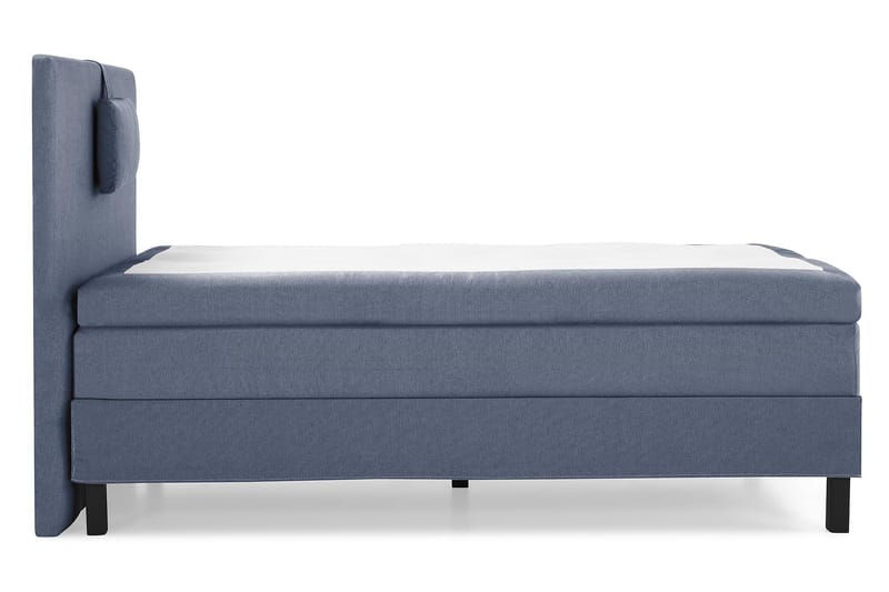 Lucky Komplett Sängpaket 120x200 Polyeter Slät Sänggavel - Nackkudde Liten Mörkblå - Products - Möbler - Säng - Enkelsäng