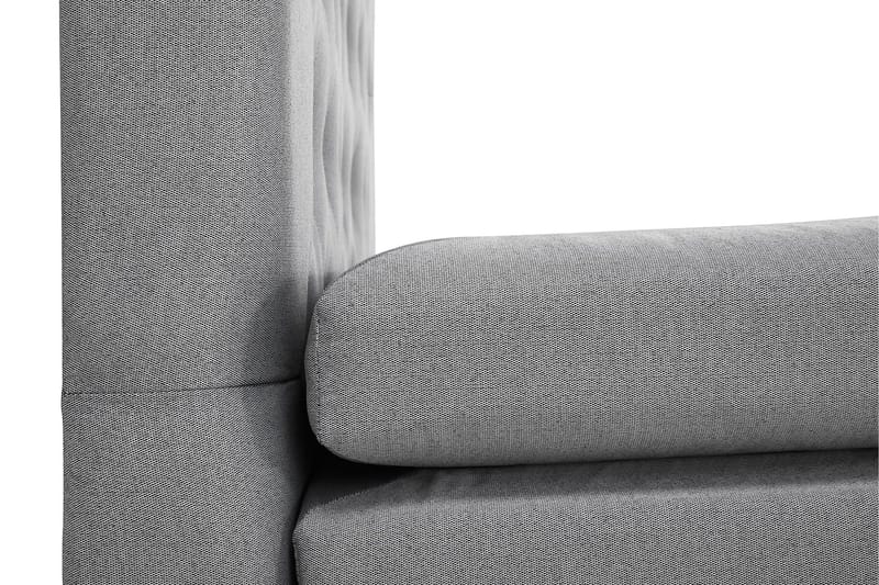 Lucky Komplett Sängpaket 160x200 Polyeter Diamant Sänggavel - Grå - Products - Möbler - Säng - Kontinentalsäng