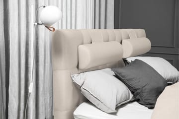 Lucky Komplett Sängpaket 180x200 Latex Diamant Sänggavel - Beige - Products - Möbler - Säng - Kontinentalsäng