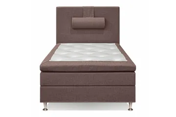 Sänggavel Slät - Mörkbrun