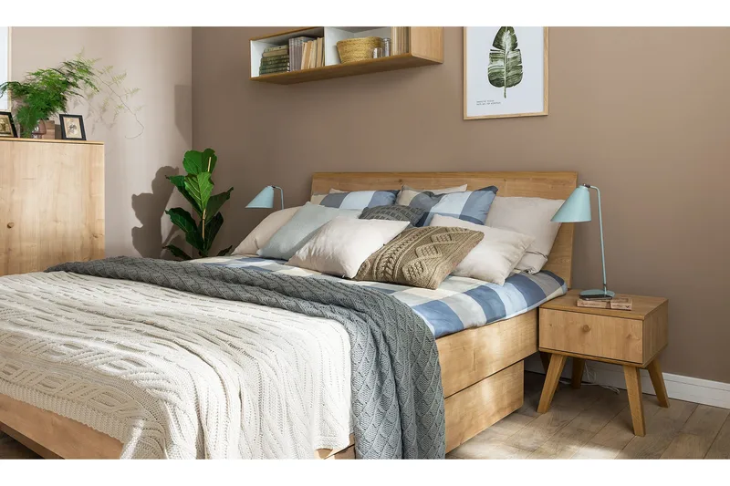 Nature Sängram 160x200 cm Trä/Natur - VOX - Products - Möbler - Säng - Sängram & sängstomme
