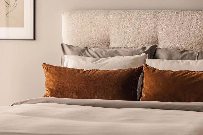 Oslo Lyx Kontinentalsäng 120x200 cm - Ljusbeige - Products - Möbler - Säng - Kontinentalsäng