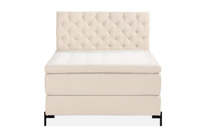Oslo Lyx Sängpaket Kontinentalsäng 140x200 cm, Ljusbeige