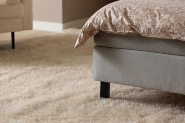 Princess Kontinentalsäng 120x200cm - Ljusgrå/Sammet - Products - Möbler - Säng - Enkelsäng