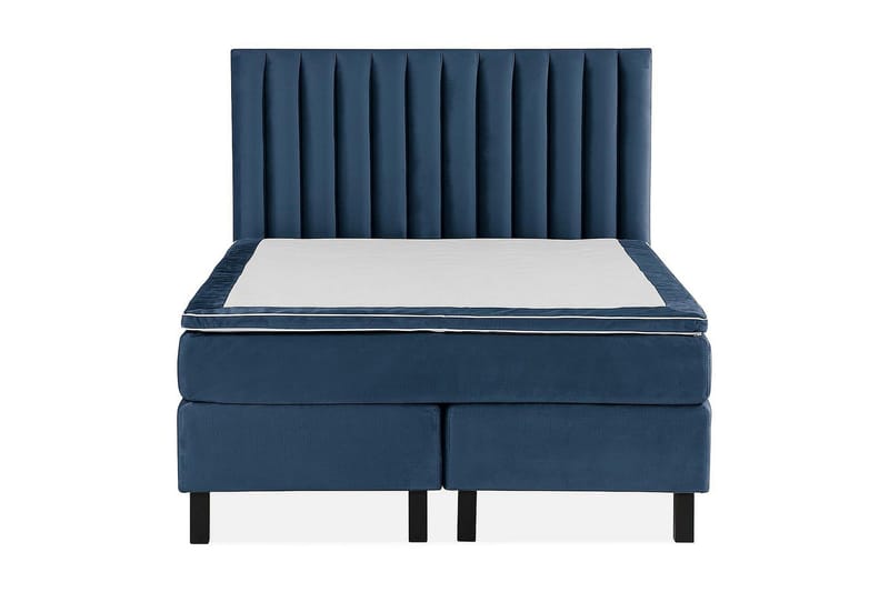 Princess Kontinentalsäng 120x200cm, Mörkblå/Sammet