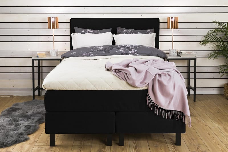 Princess Kontinentalsäng 120x200cm - Svart - Products - Möbler - Säng - Enkelsäng