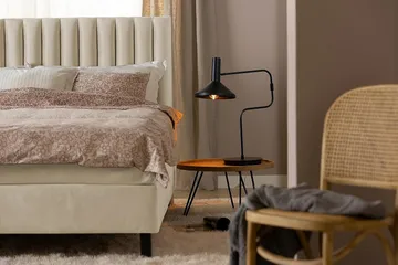 Princess Kontinentalsäng 180x200cm - Beige/Sammet - Products - Möbler - Säng - Kontinentalsäng