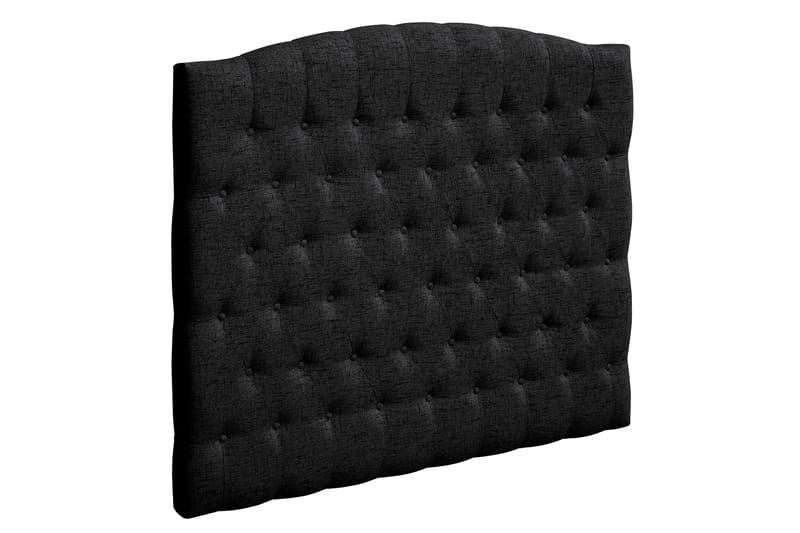 Belda Sänggavel 140 cm Svängd - Svart - Products - Möbler - Säng - Sängtillbehör & sänggavel - Sänggavel