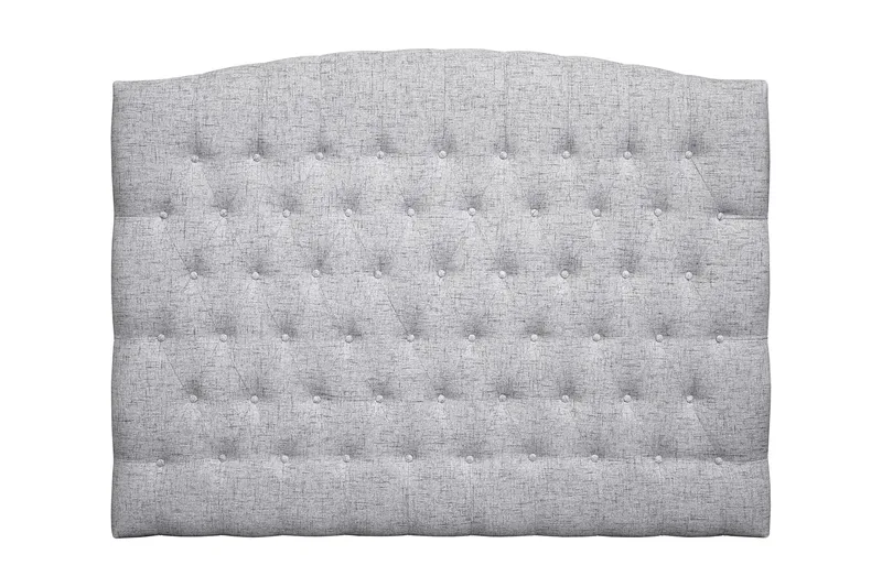 Belda Sänggavel 160 cm Svängd, Ljusgrå