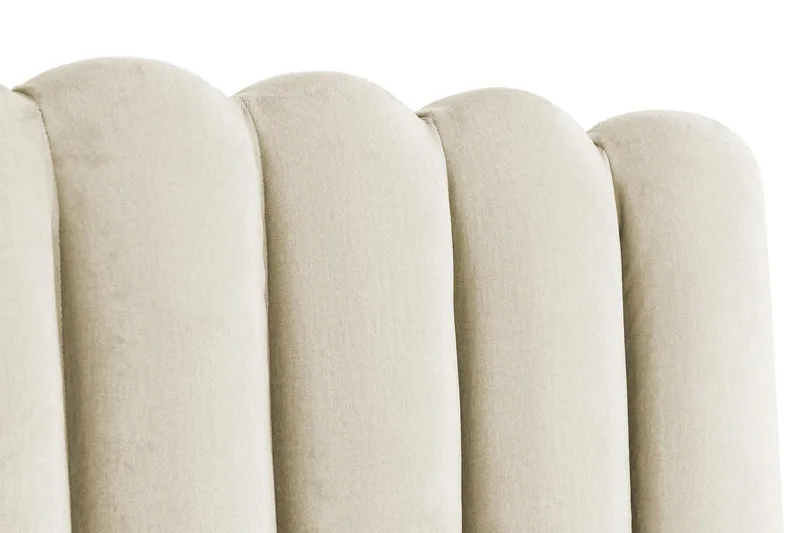 Davia Sänggavel Sammet 160 cm - Beige - Products - Möbler - Säng - Sängtillbehör & sänggavel - Sänggavel