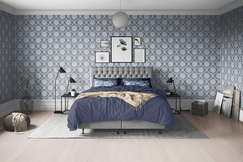 Joluma Sänggavel 140 Knappar - Grå - Products - Möbler - Säng - Sängtillbehör & sänggavel - Sänggavel