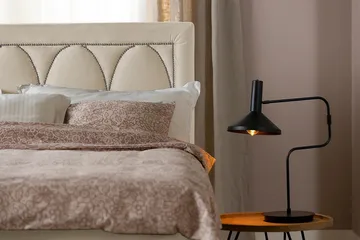 Leva Sänggavel 180cm - Beige/Sammet - Products - Möbler - Säng - Sängtillbehör & sänggavel - Sänggavel