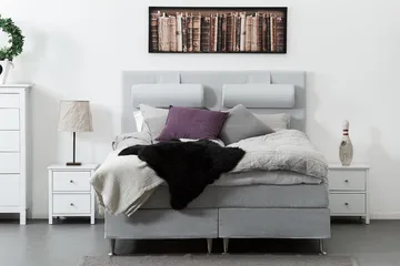 Meja Sänggavel 160x120 - Ljusgrå - Products - Möbler - Säng - Sängtillbehör & sänggavel - Sänggavel