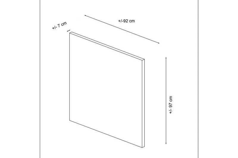Sänggavel Sudamal Beige - 92 x 7 x 97 cm - Products - Möbler - Säng - Sängtillbehör & sänggavel - Sänggavel