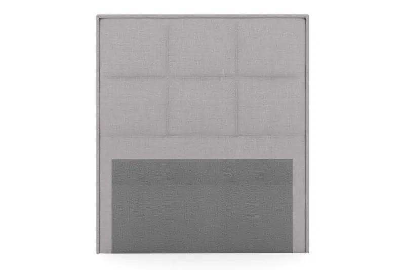Select Sänggavel 120 cm Rutig, Ljusgrå