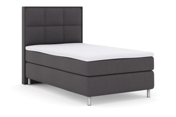 Select No 3 Komplett Sängpaket 120x200 Fast - Mörkgrå/Metall - Products - Möbler - Säng - Enkelsäng