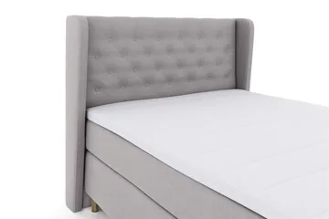 Select No 3 Komplett Sängpaket 140x200 Medium - Ljusgrå/Koppar - Products - Möbler - Säng - Kontinentalsäng