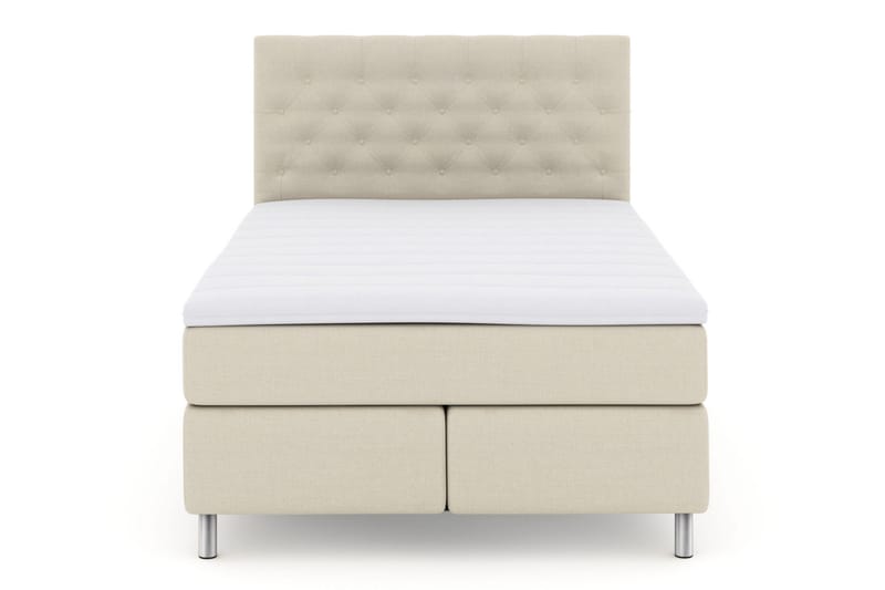 Select No 3 Komplett Sängpaket 160x200 Fast/Medium, Beige/Metall