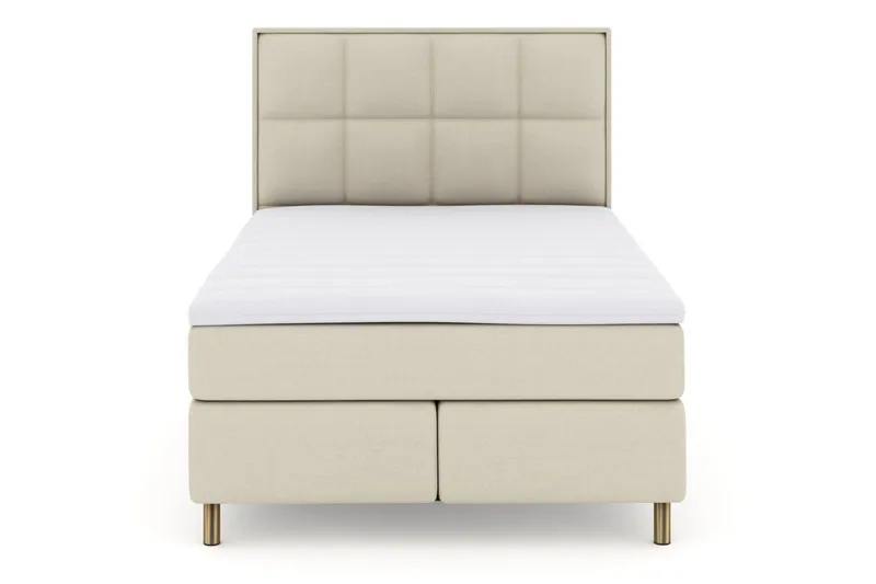Select No 3 Komplett Sängpaket 160x200 Medium, Beige/Koppar