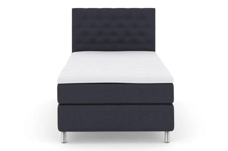 Select No 3 Kontinentalsäng 120x200 Medium, Blå/Metall