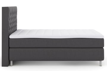 Select No 3 Kontinentalsäng 120x200 Medium - Mörkgrå/Metall - Products - Möbler - Säng - Enkelsäng