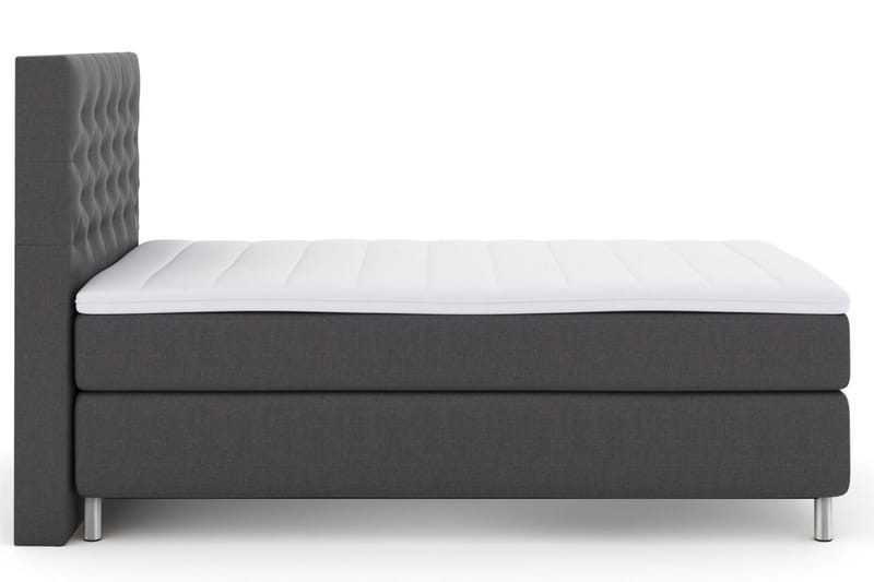 Select No 3 Kontinentalsäng 120x200 Medium - Mörkgrå/Metall - Products - Möbler - Säng - Enkelsäng