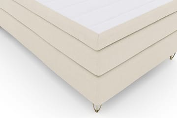 Select No 4 Komplett Sängpaket 120x200 Fast - Beige/Metall V-form - Products - Möbler - Säng - Enkelsäng