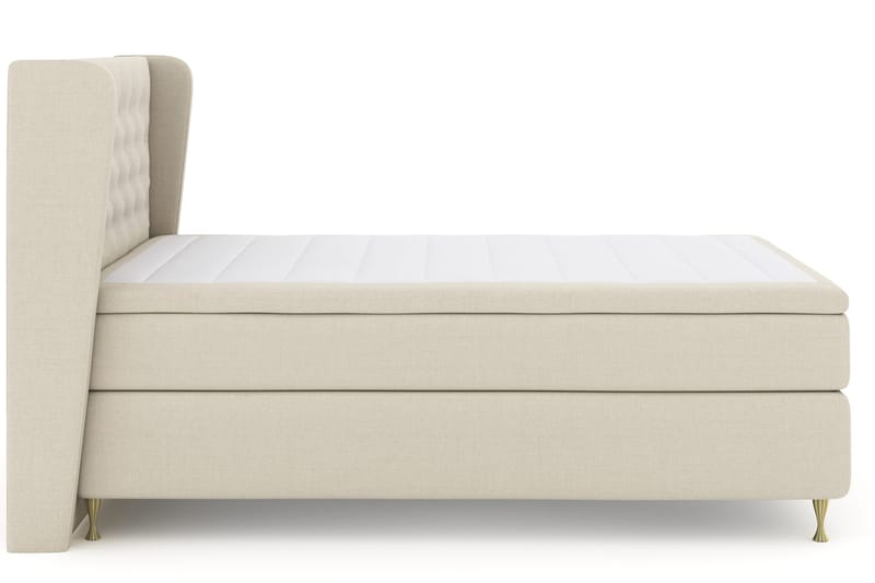 Select No 4 Komplett Sängpaket 140x200 Fast - Beige/Guld - Products - Möbler - Säng - Kontinentalsäng