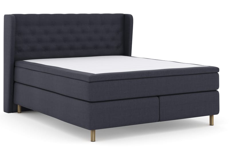 Select No 4 Komplett Sängpaket 180x200 Fast - Blå/Koppar - Products - Möbler - Säng - Kontinentalsäng