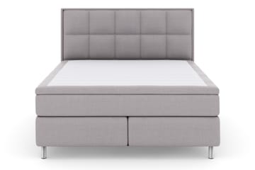 Select No 4 Komplett Sängpaket 180x200 Fast/Medium - Ljusgrå/Metall - Products - Möbler - Säng - Kontinentalsäng