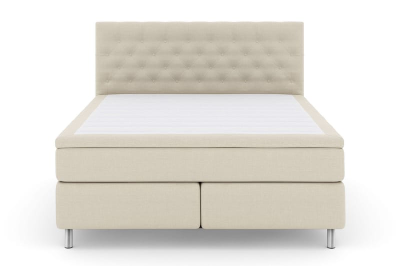 Select No 4 Kontinentalsäng 210x210 Fast/Medium - Beige/Metall - Products - Möbler - Säng - Kontinentalsäng