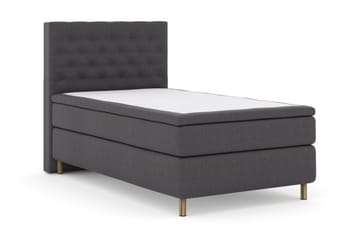 Select No 5 Komplett Sängpaket 120x200 Fast Watergel - Mörkgrå/Koppar - Products - Möbler - Säng - Enkelsäng