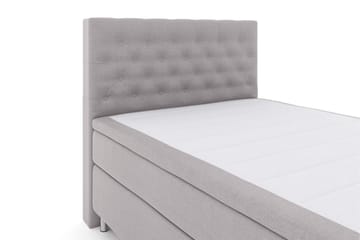 Select No 5 Komplett Sängpaket 140x200 Fast Latex - Ljusgrå/Metall - Products - Möbler - Säng - Kontinentalsäng