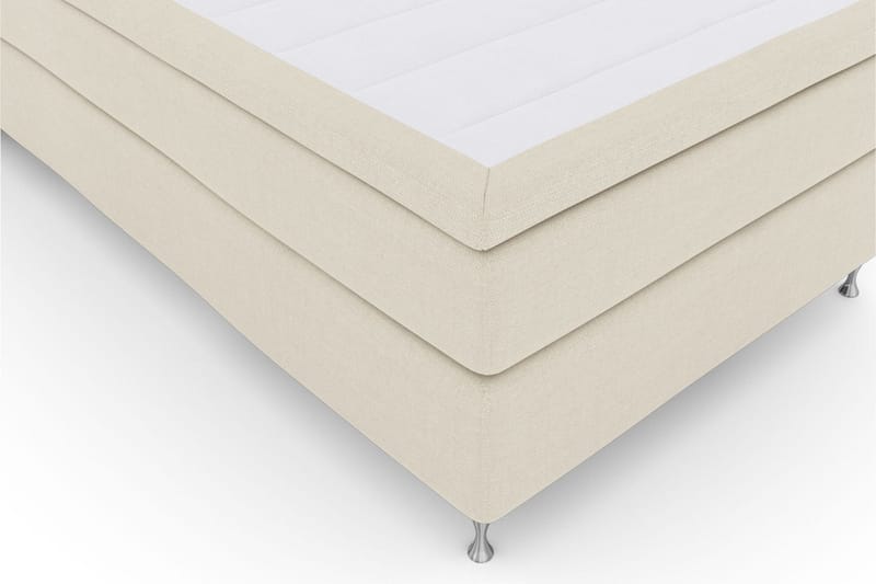 Select No 5 Komplett Sängpaket 140x200 Fast/Medium Latex - Beige/Silver - Products - Möbler - Säng - Kontinentalsäng