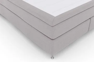 Select No 5 Komplett Sängpaket 160x200 Fast Latex - Ljusgrå/Silver - Products - Möbler - Säng - Kontinentalsäng