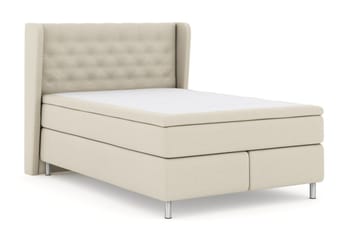 Select No 5 Komplett Sängpaket 160x200 Fast Watergel - Beige/Metall - Products - Möbler - Säng - Kontinentalsäng