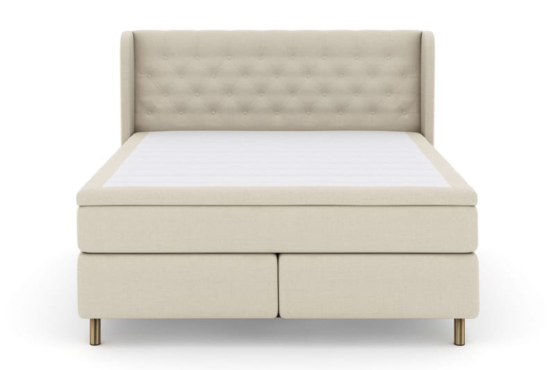 Select No 5 Komplett Sängpaket 180x200 Fast Latex - Beige/Koppar - Products - Möbler - Säng - Kontinentalsäng
