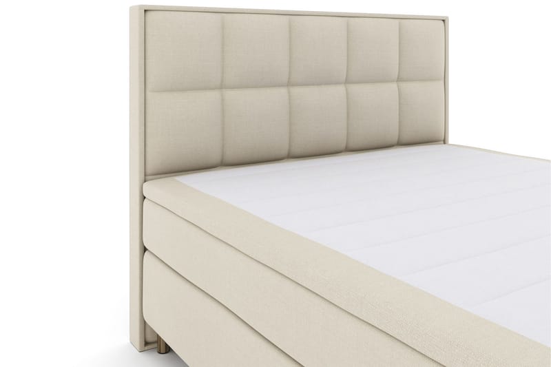 Select No 5 Komplett Sängpaket 180x200 Medium Latex - Beige/Koppar - Products - Möbler - Säng - Kontinentalsäng