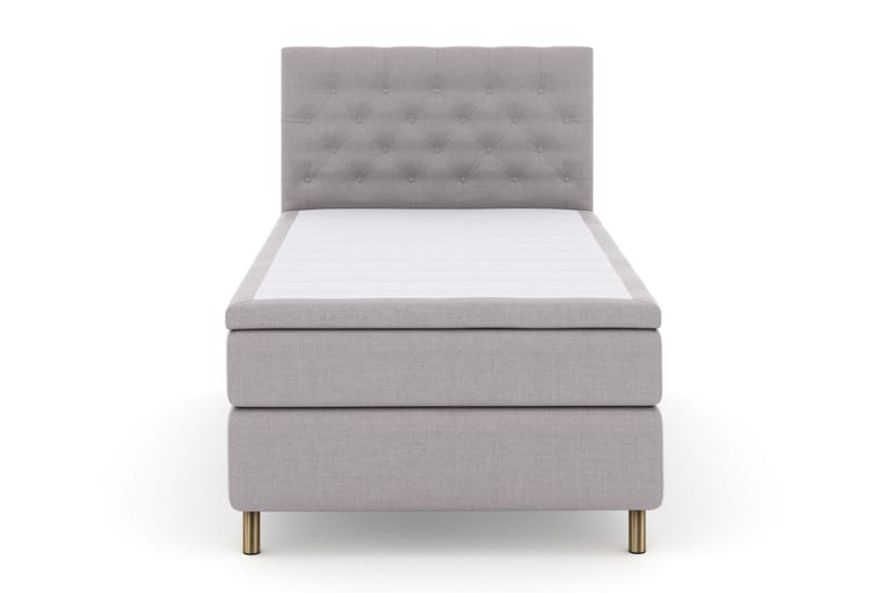 Select No 5 Kontinentalsäng 120x200 Medium Latex - Ljusgrå/Koppar - Products - Möbler - Säng - Enkelsäng