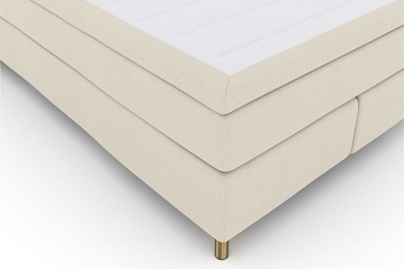 Select No 5 Kontinentalsäng 140x200 Fast/Medium Latex - Beige/Koppar - Products - Möbler - Säng - Kontinentalsäng