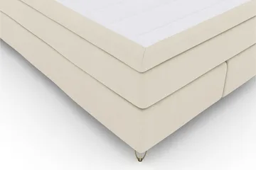 Select No 5 Kontinentalsäng 160x200 Fast Watergel - Beige/Metall V-Form - Products - Möbler - Säng - Kontinentalsäng
