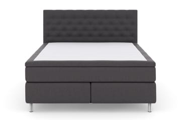 Select No 5 Kontinentalsäng 180x200 Fast Latex - Mörkgrå/Metall - Products - Möbler - Säng - Kontinentalsäng