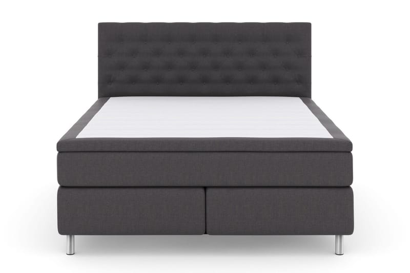 Select No 5 Kontinentalsäng 180x200 Fast Latex - Mörkgrå/Metall - Products - Möbler - Säng - Kontinentalsäng