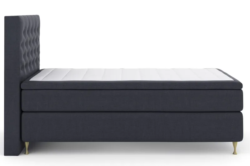 Select No 6 Komplett Sängpaket 120x200 Medium Memory/Pocket - Blå/Guld - Products - Möbler - Säng - Enkelsäng